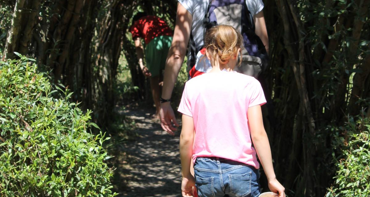 Le tunnel végétal Le tunnel végétal