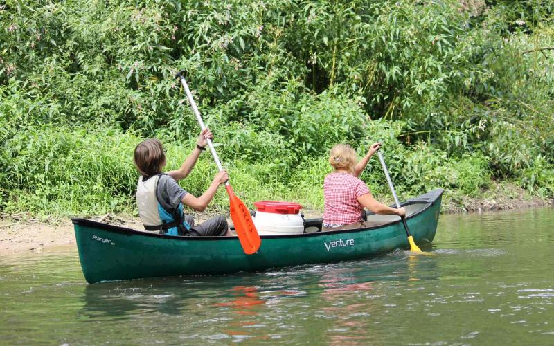 Balade en canoë à Sélestat, en Alsace Selestat Tourisme HautKoenigsbourg