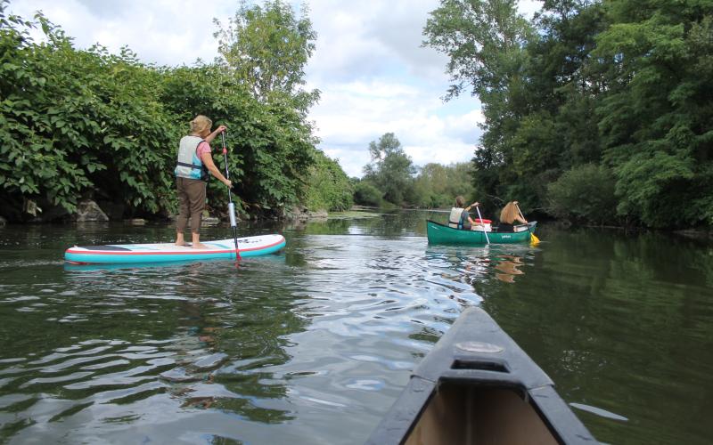 Balade en canoë à Sélestat, en Alsace Selestat Tourisme HautKoenigsbourg
