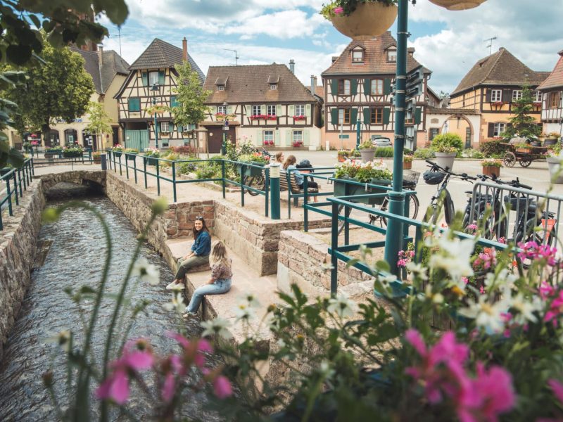 Pause le long de l'Aubach ART GE - Pierre DEFONTAINE