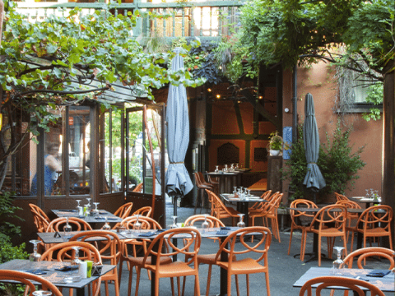 Terrasse dete couronne - scherwiller A-La-Couronne